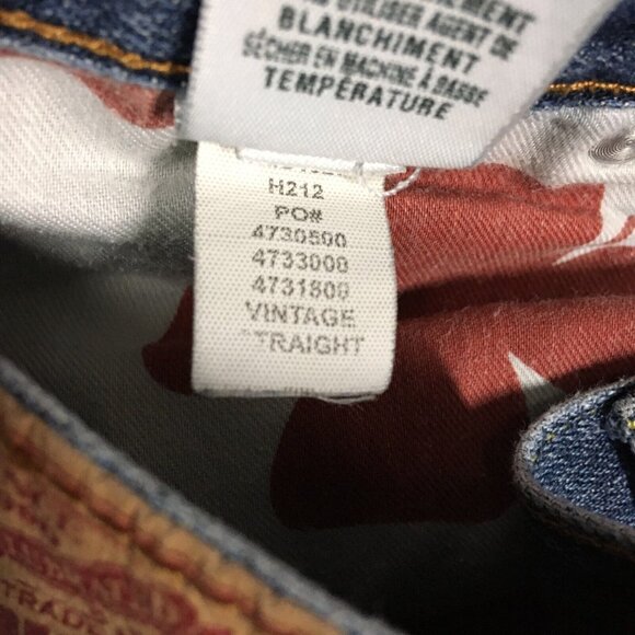 Lucky‎ Brand Mens Vintage Straight Blue Jeans size 36x32 Stretch Denim Pants - Picture 10 of 16